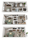 2 Bedroom 3.5 Bath with Basement